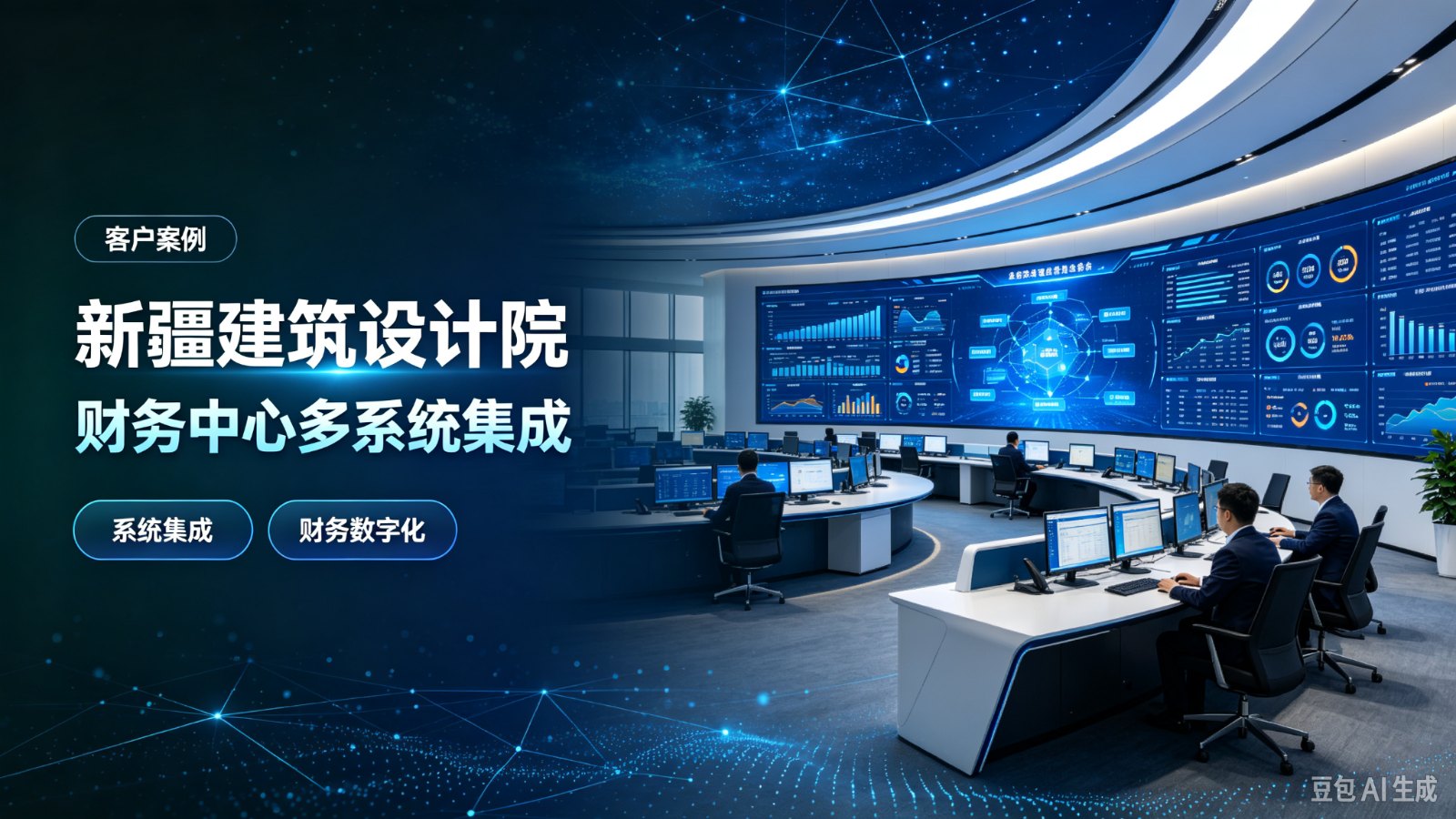 新疆建筑设计院财务中心多系统集成